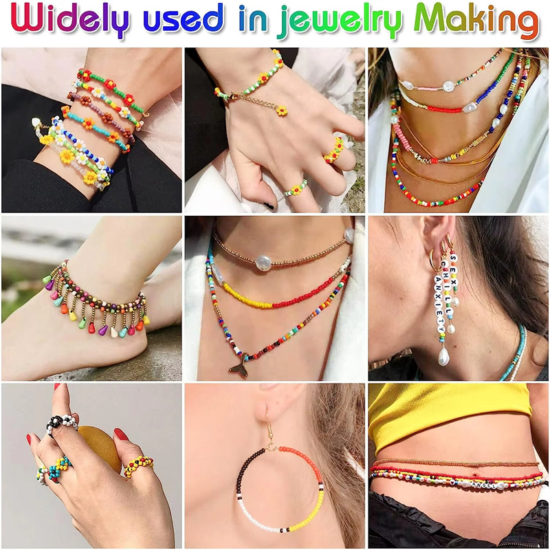 2mm Glass Seed Bead DIY Jewelry Making Kit