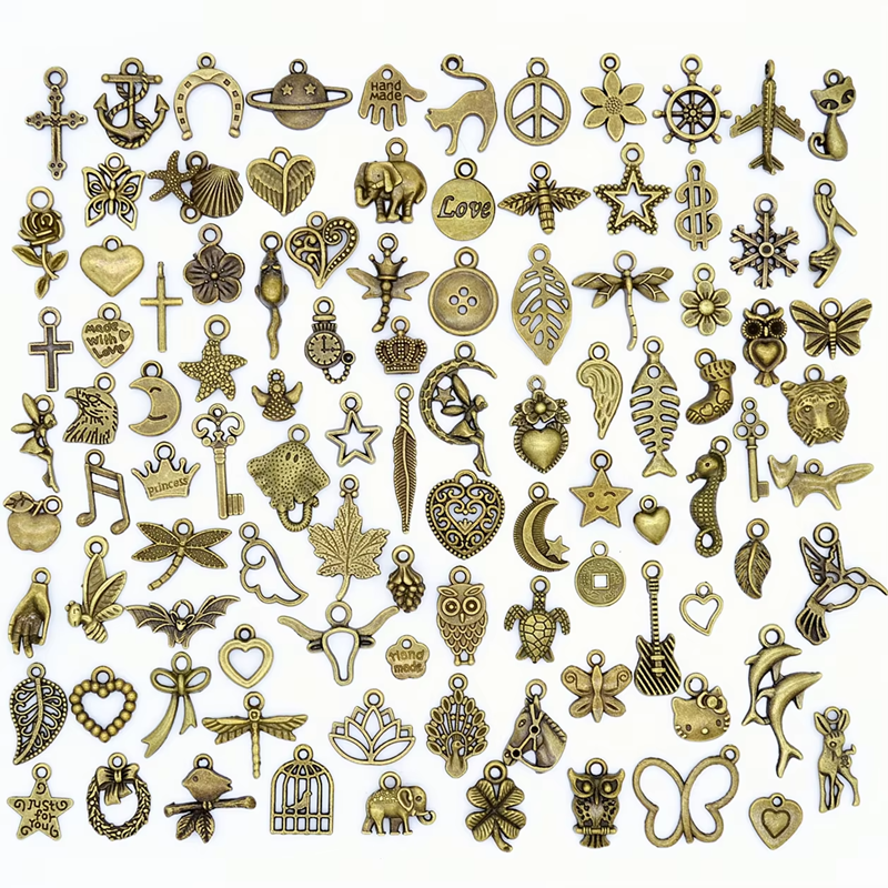 Factory Direct selling Alloy Mixed Style Charms Pendants