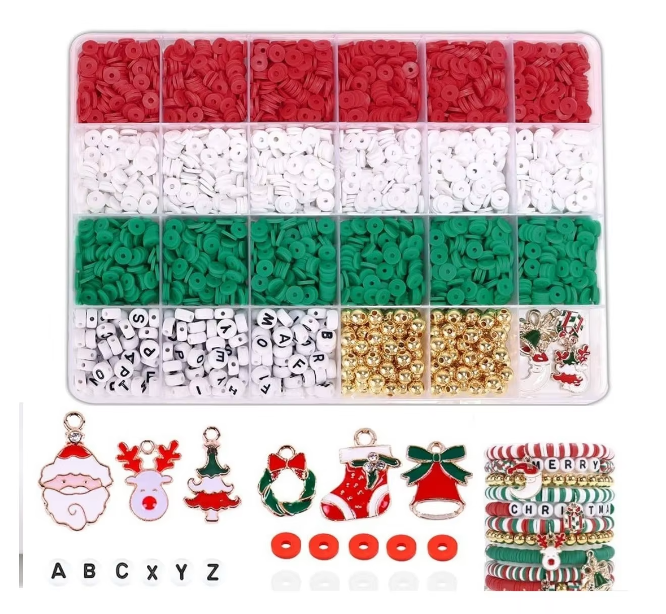 Factory Direct Selling Polymer Clay Beads Set Creative Christmas DIY Making Kits