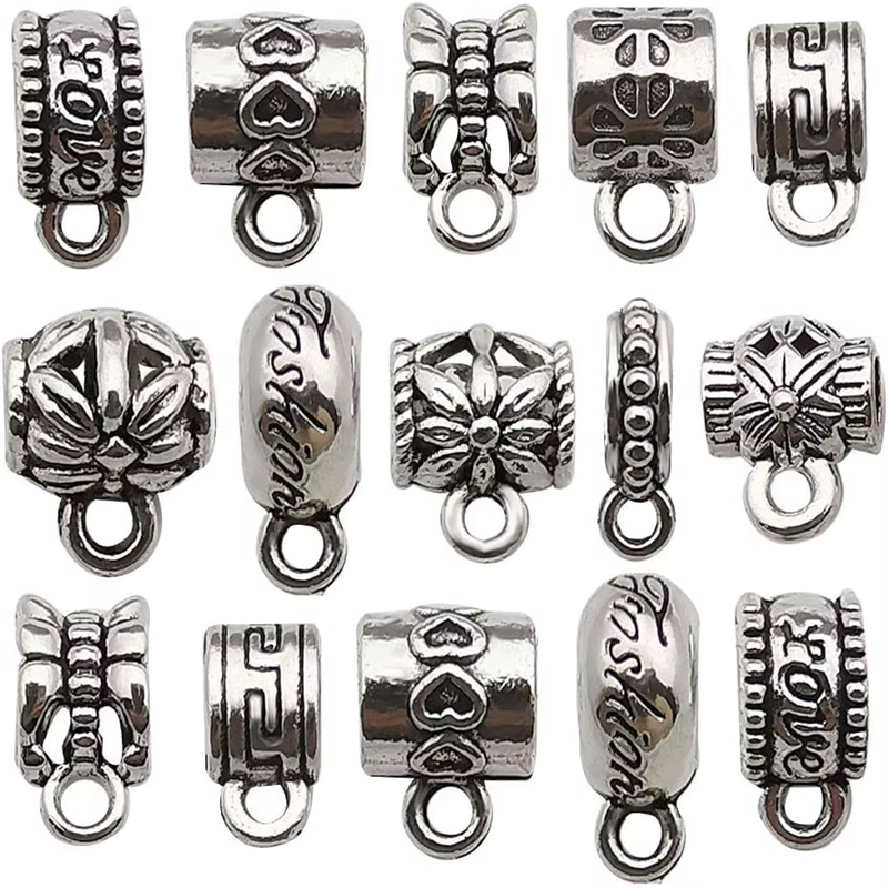 Selling Clasp Bail Tube Beads Loose Spacer Beads Hanger Charms