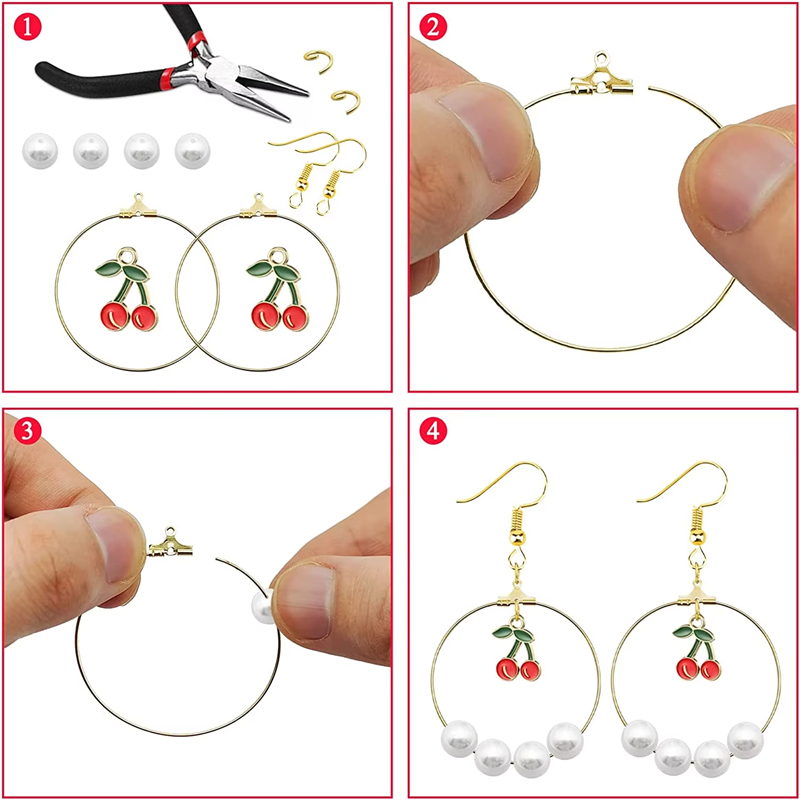 Beading Earring Jewelry DIY Making Finding Earring Accessory