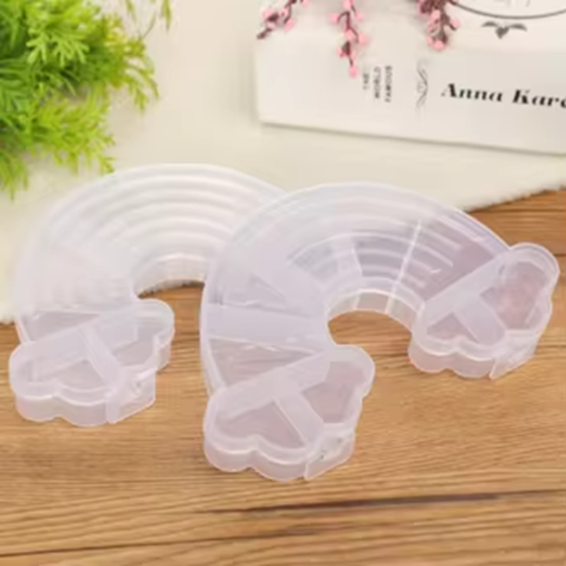 Plastic PP Box Beads Storage Container Box Special Shaped Clear Box