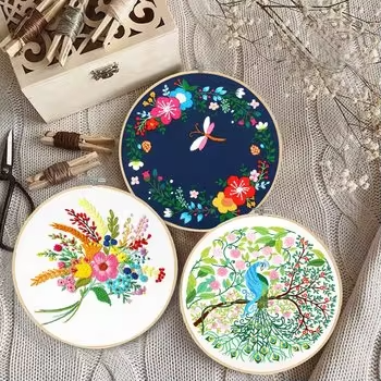 Factory Sell Cross Stitch Set Starter Handwork Making Embroidery Kits