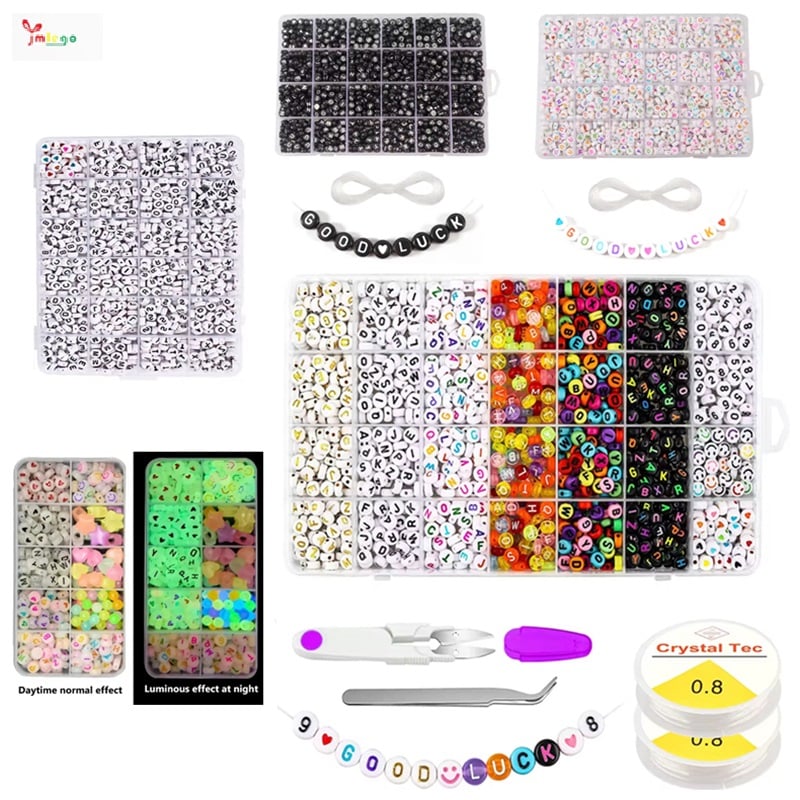 Factory Direct selling 7x4mm Letter Beads Kit