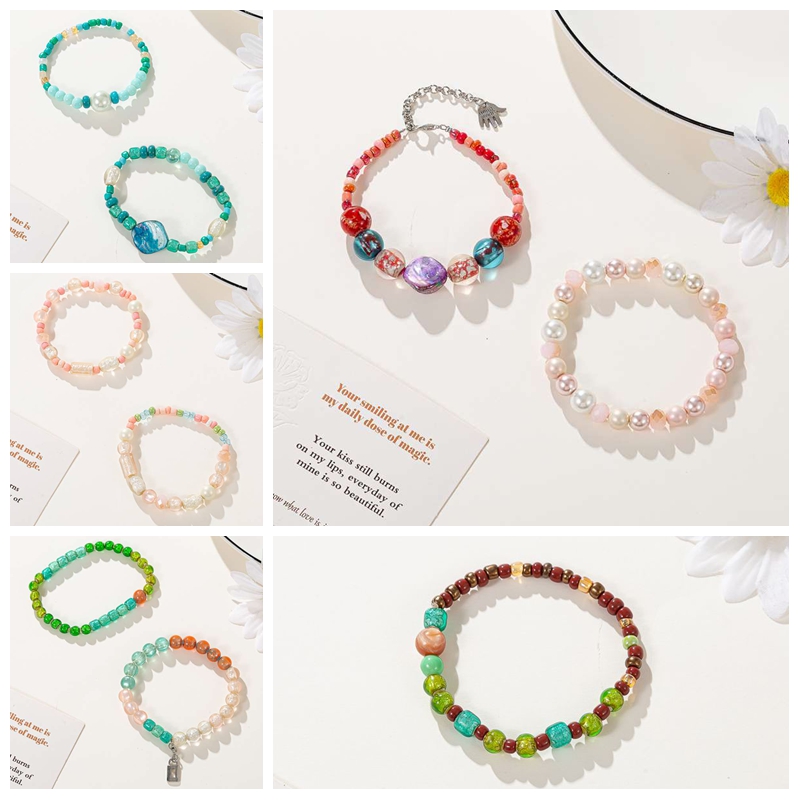 Sweet Syle Natural Stone Bead Jewelry Making Kit Wholesale Sale