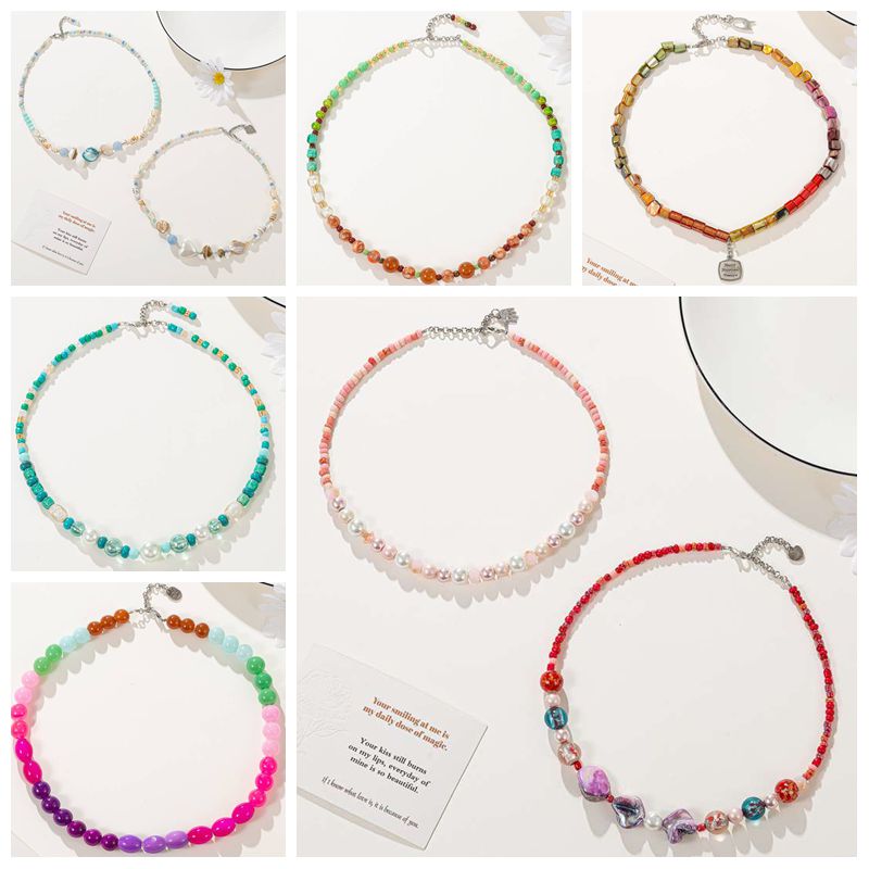 Sweet Syle Natural Stone Bead Jewelry Making Kit Wholesale Sale