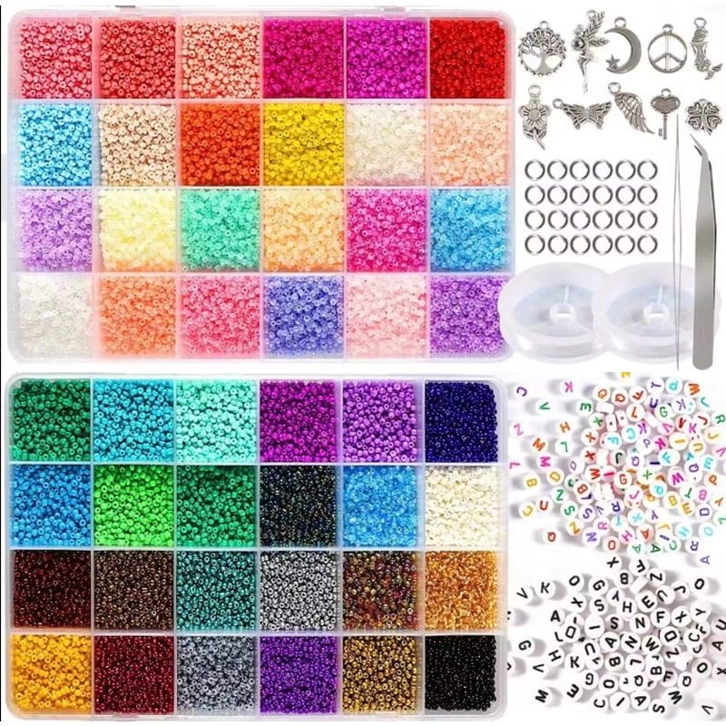 Factory Wholesale Sell 48 color Czech Glass Seed Bead Kits