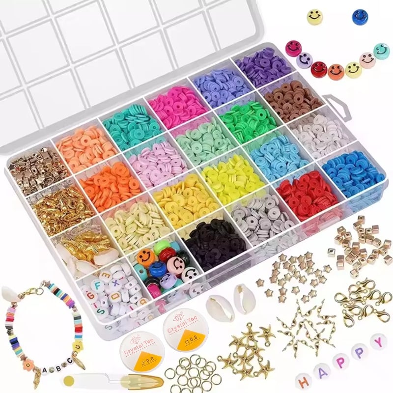 6mm Clay Spacer Beads Kits Exceptional Selection