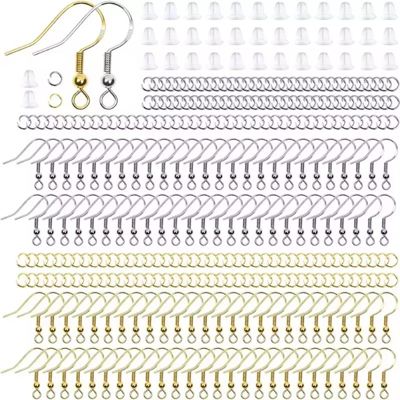 Semi Finished Electroplated Earring Making Anti Allergic Earring Hooks