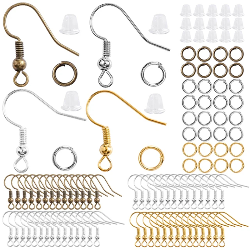 Semi Finished Electroplated Earring Making Anti Allergic Earring Hooks
