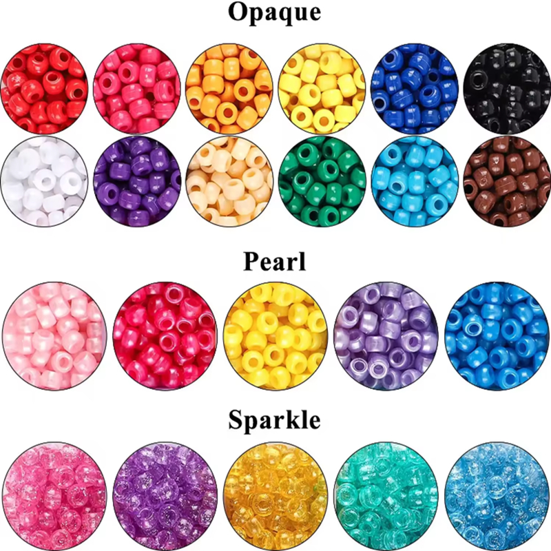 Wholesale Price for Sale 6x9mm Plastic Acrylic Bucket Bead Kit