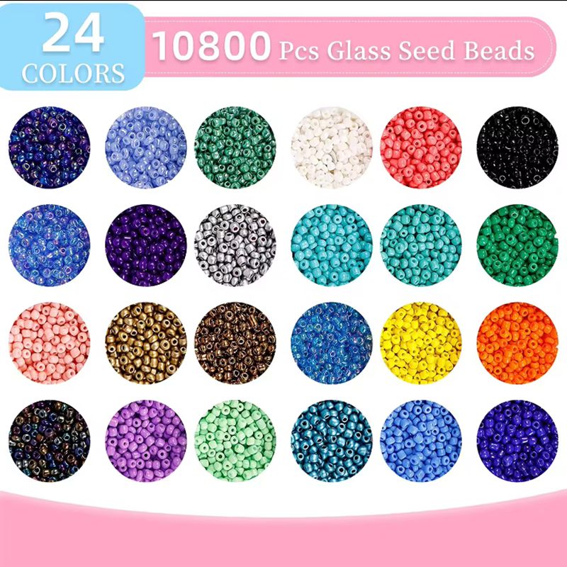 Factory Wholesale Sell 48 color Czech Glass Seed Bead Kits