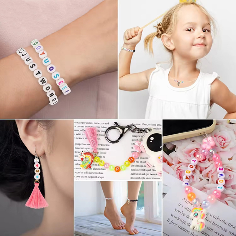 Factory Direct selling 7x4mm Letter Beads Kit