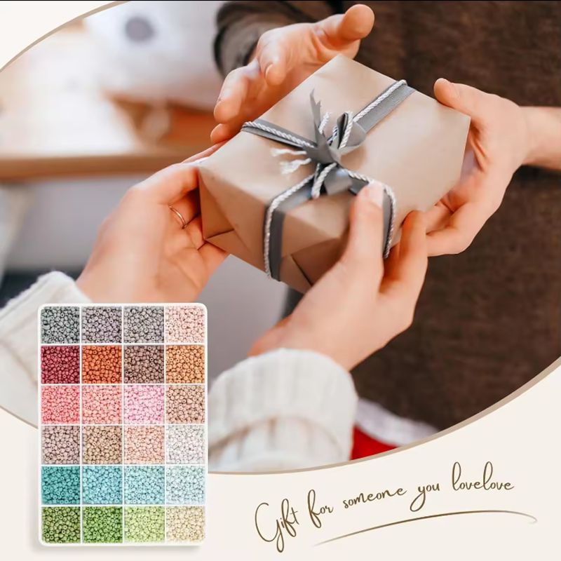 24 Colors Glass Seed Beads Kit Manufacturers