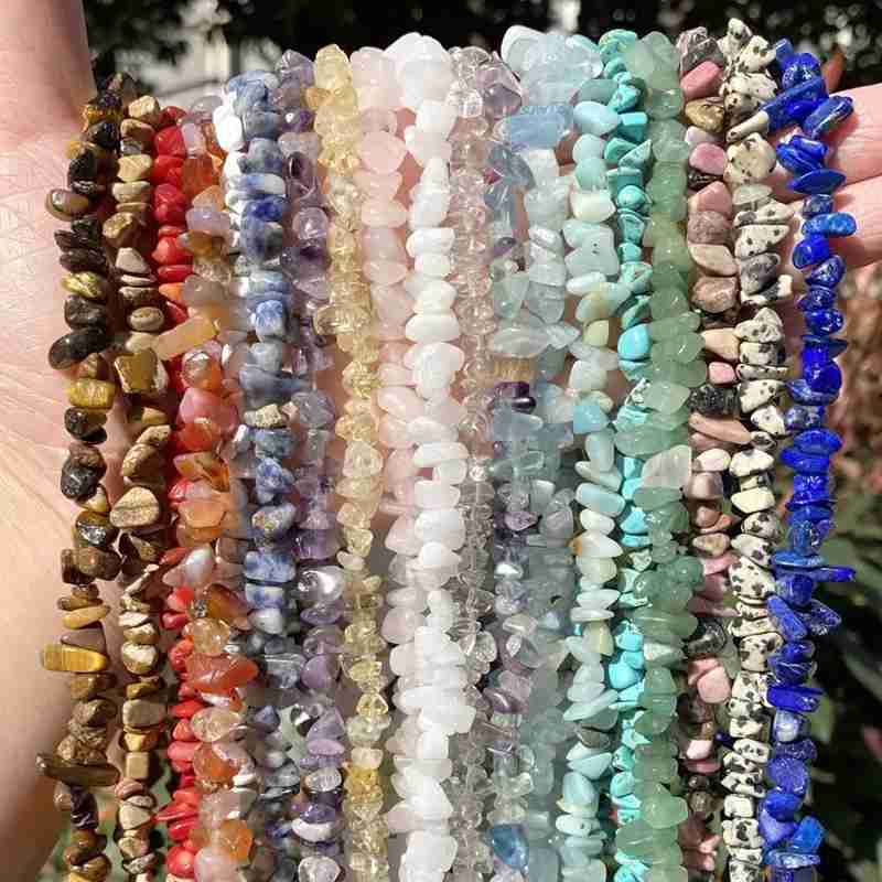 28 Colors Irregular Natural Gemstone Beads Kit