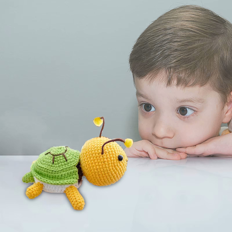 Wholesale Crochet Doll Set Yarn DIY Knitting Turtle Doll Pendant Kits