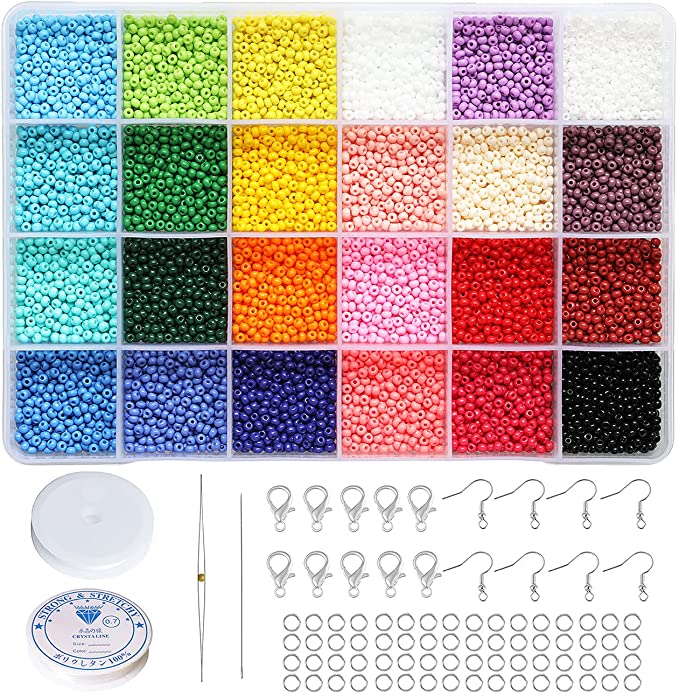 Factory Wholesale Glass Seed Beads Rice Beads Kits