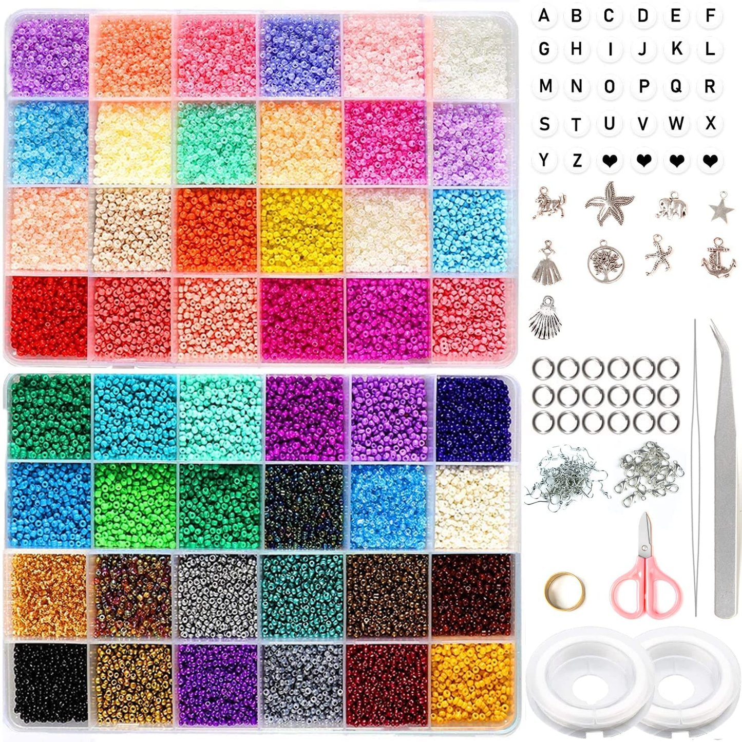 Wholesale Colorful Seed Mini Beads Set