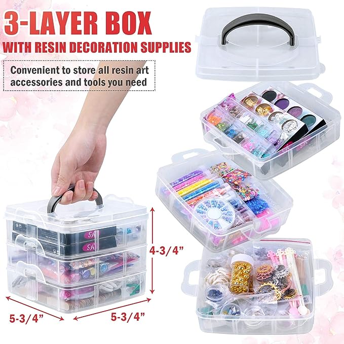 Resin Decoration Kits Beginners DIY Jewelry Making Accessories Set