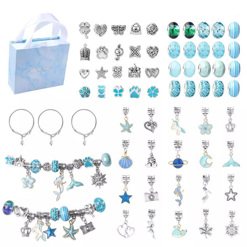 Factory Direct Selling Pandora Jewelry Blind Box Large Hole Beads Set