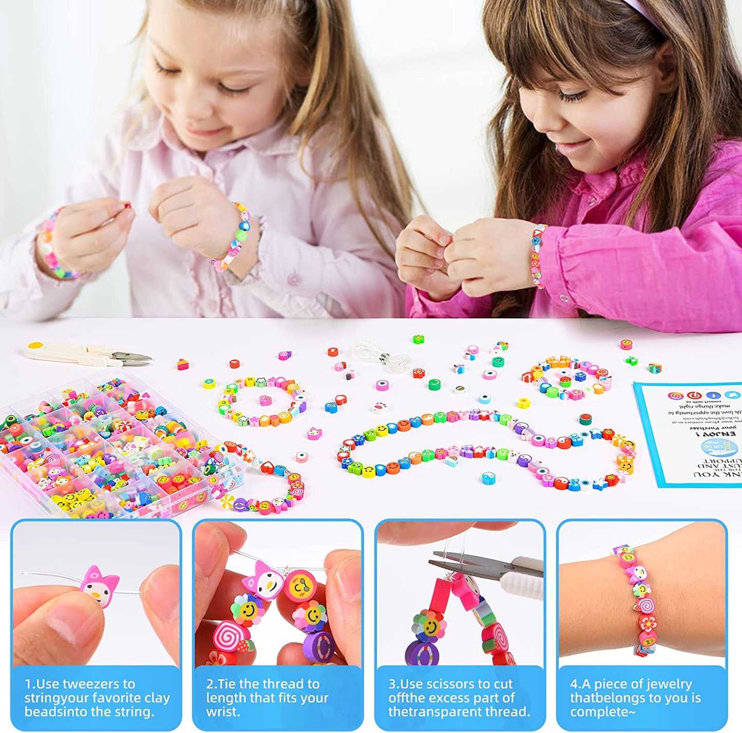 Factory Direct Selling 2024 Hot Sell 6mm Polymer Clay Beads Kits