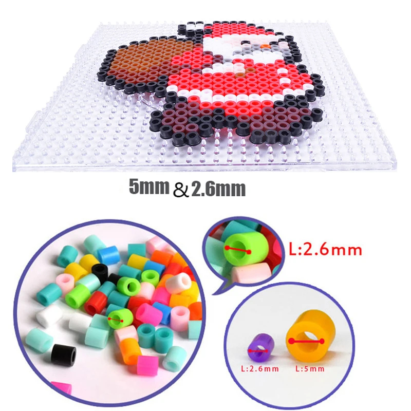 Hot Selling Color Ironing Hama Beads 24 Color DIY Coasters Craft Sets