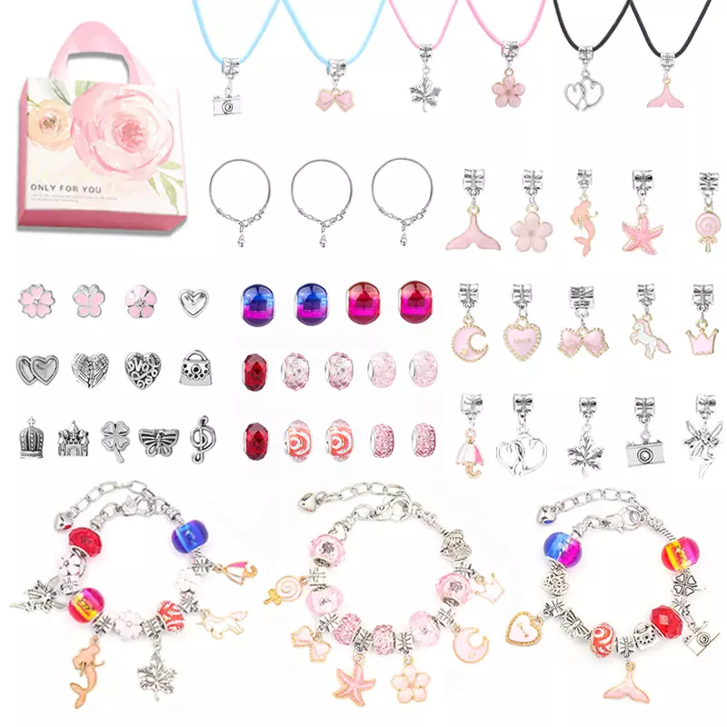 Factory Direct Selling Pandora Jewelry Blind Box Large Hole Beads Set
