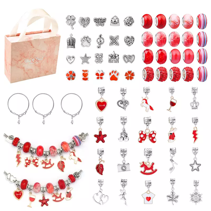 Factory Direct Selling Pandora Jewelry Blind Box Large Hole Beads Set
