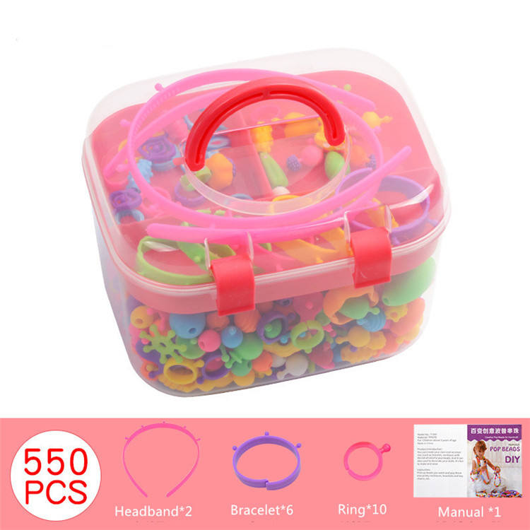 Sale at Wholesale Price POP Plastic Beads Kit for Kids Funny Toy