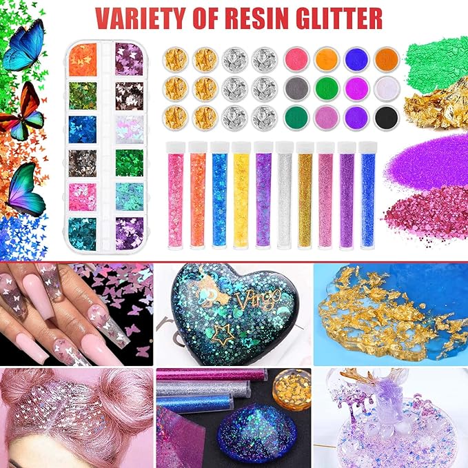 Resin Decoration Kits Beginners DIY Jewelry Making Accessories Set