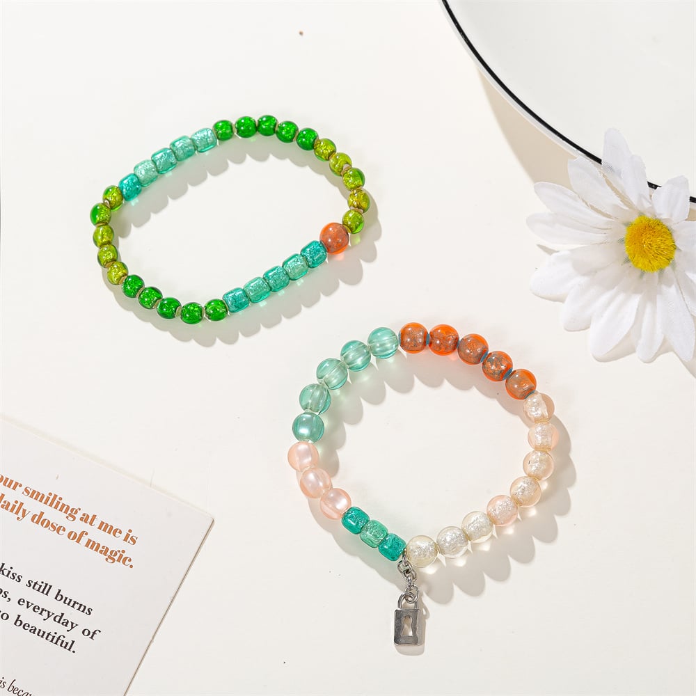 2024 Hot Sell Sea Style Fashion Travel Bracelet Making Kit Wholesale