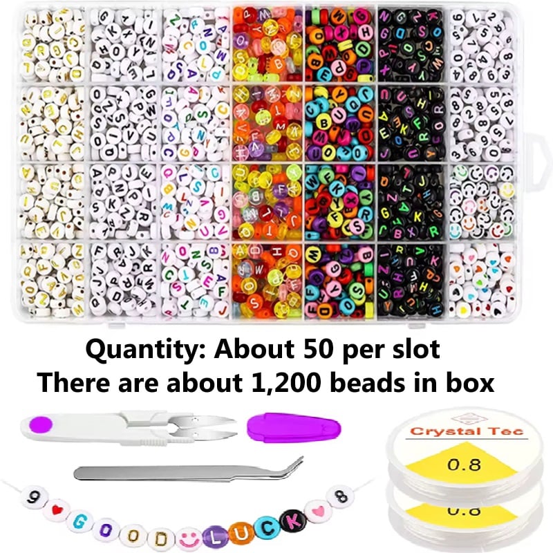 Factory Direct selling 7x4mm Letter Beads Kit
