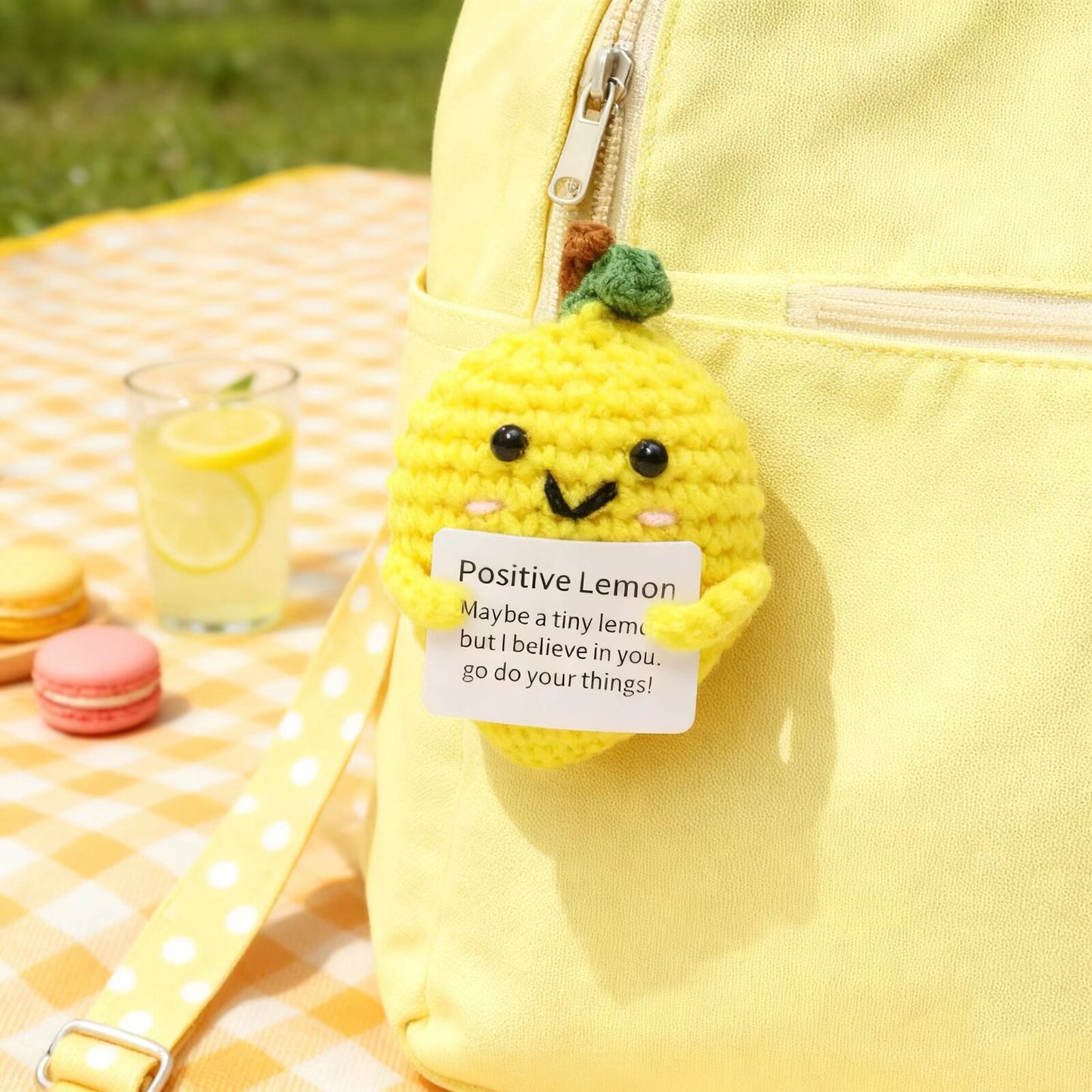 Crochet Positive Lemon Plush