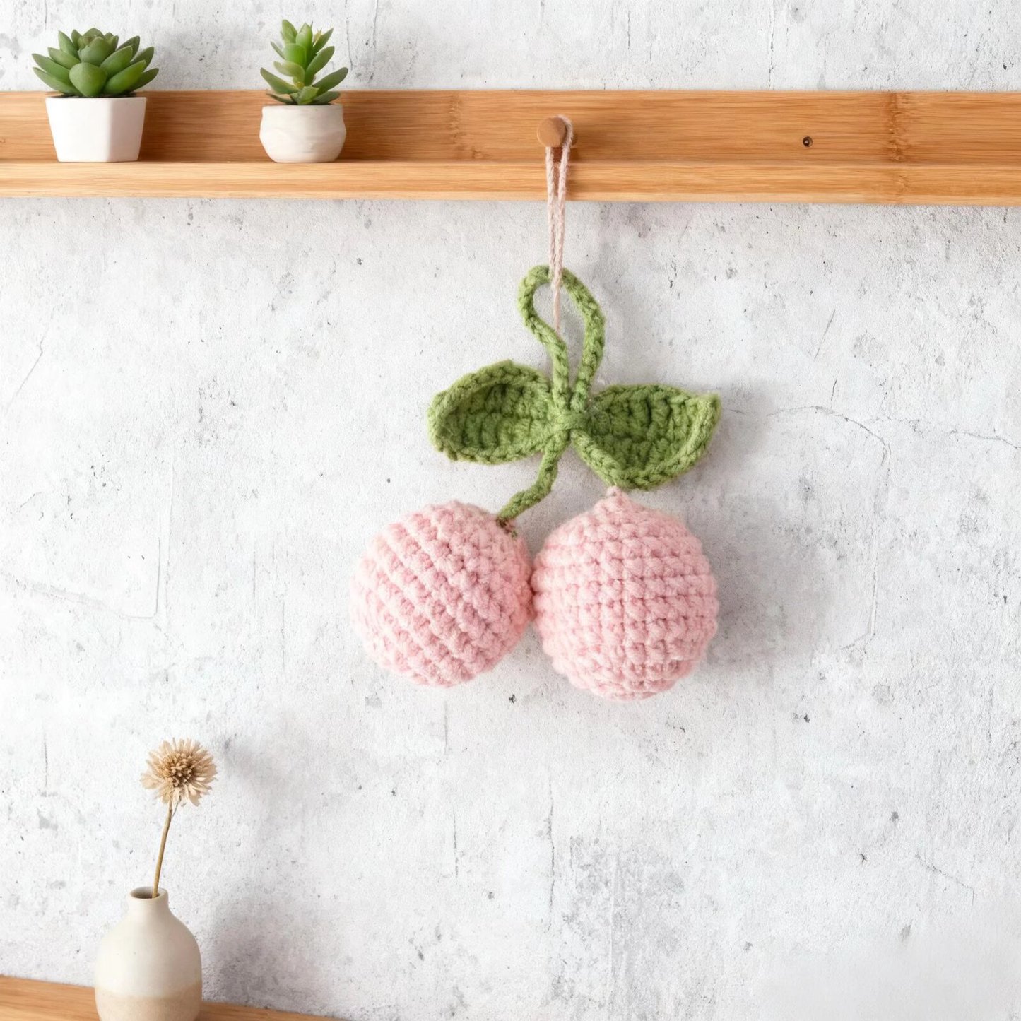 Mini Lychee Crochet Plush Pair