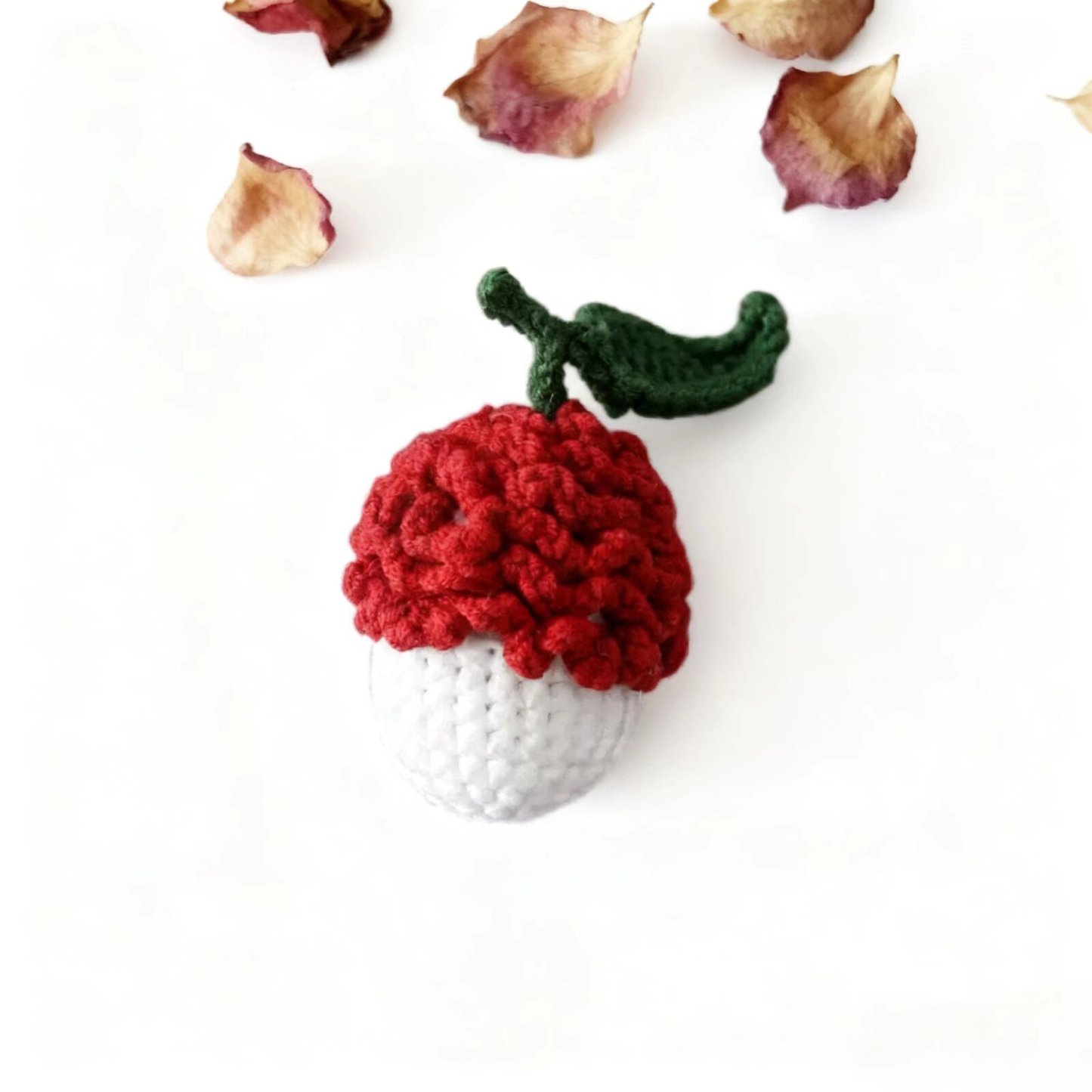 Mini Lychee Crochet Plush