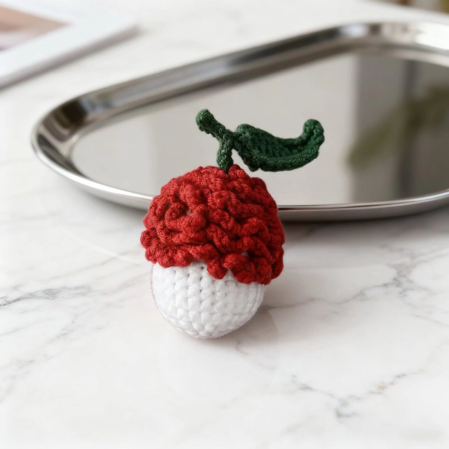 Mini Lychee Crochet Plush