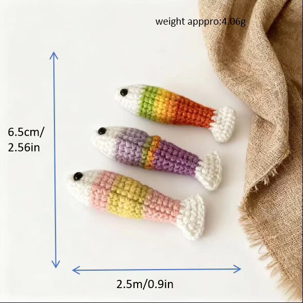 Crochet Fish Plush Toy