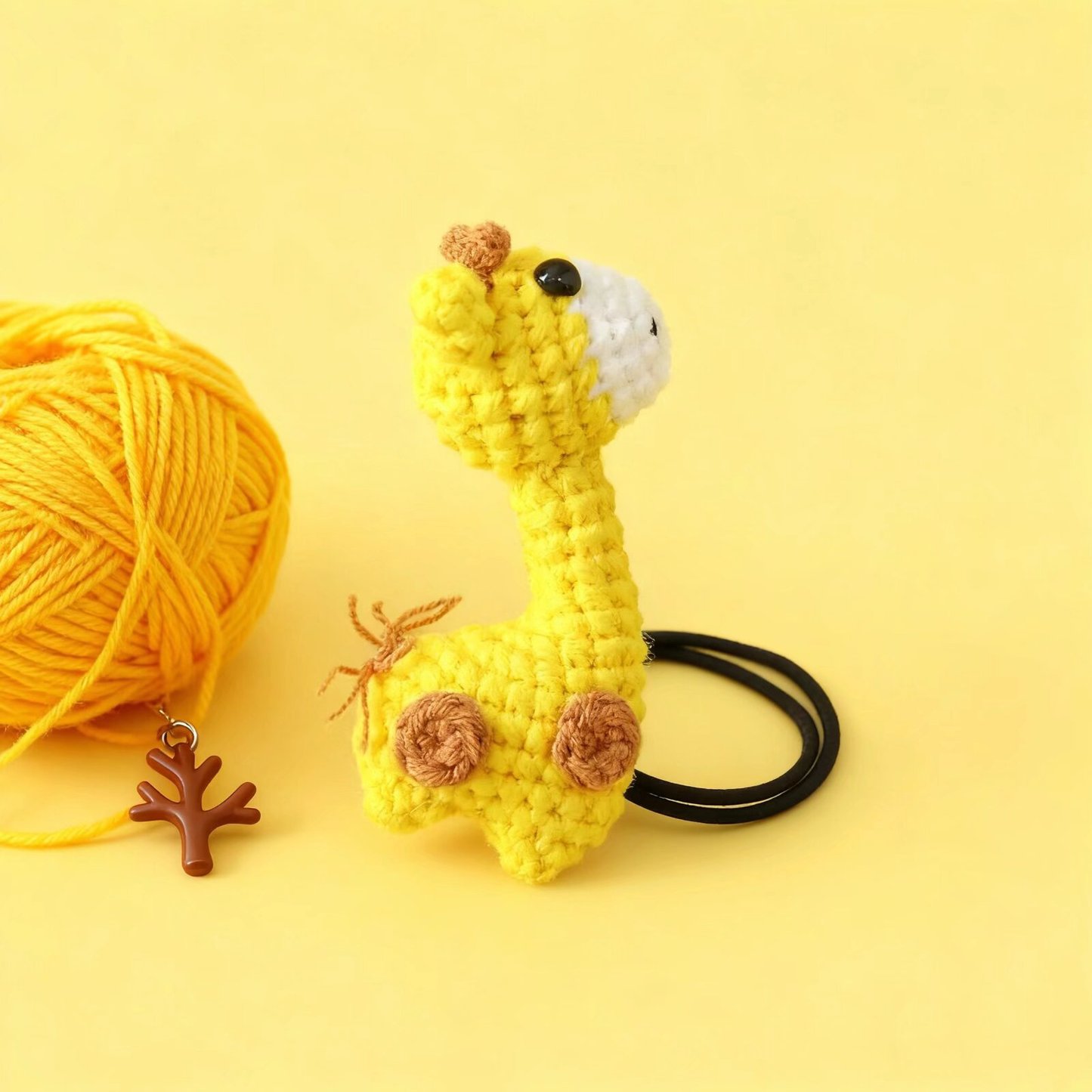 Crochet Giraffe Hair Tie