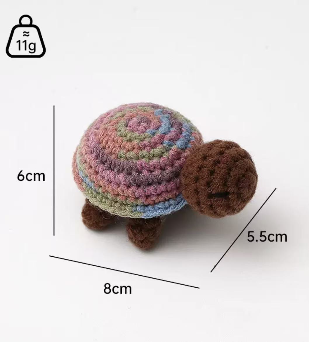 Crochet Turtle Amigurumi Decor Doll