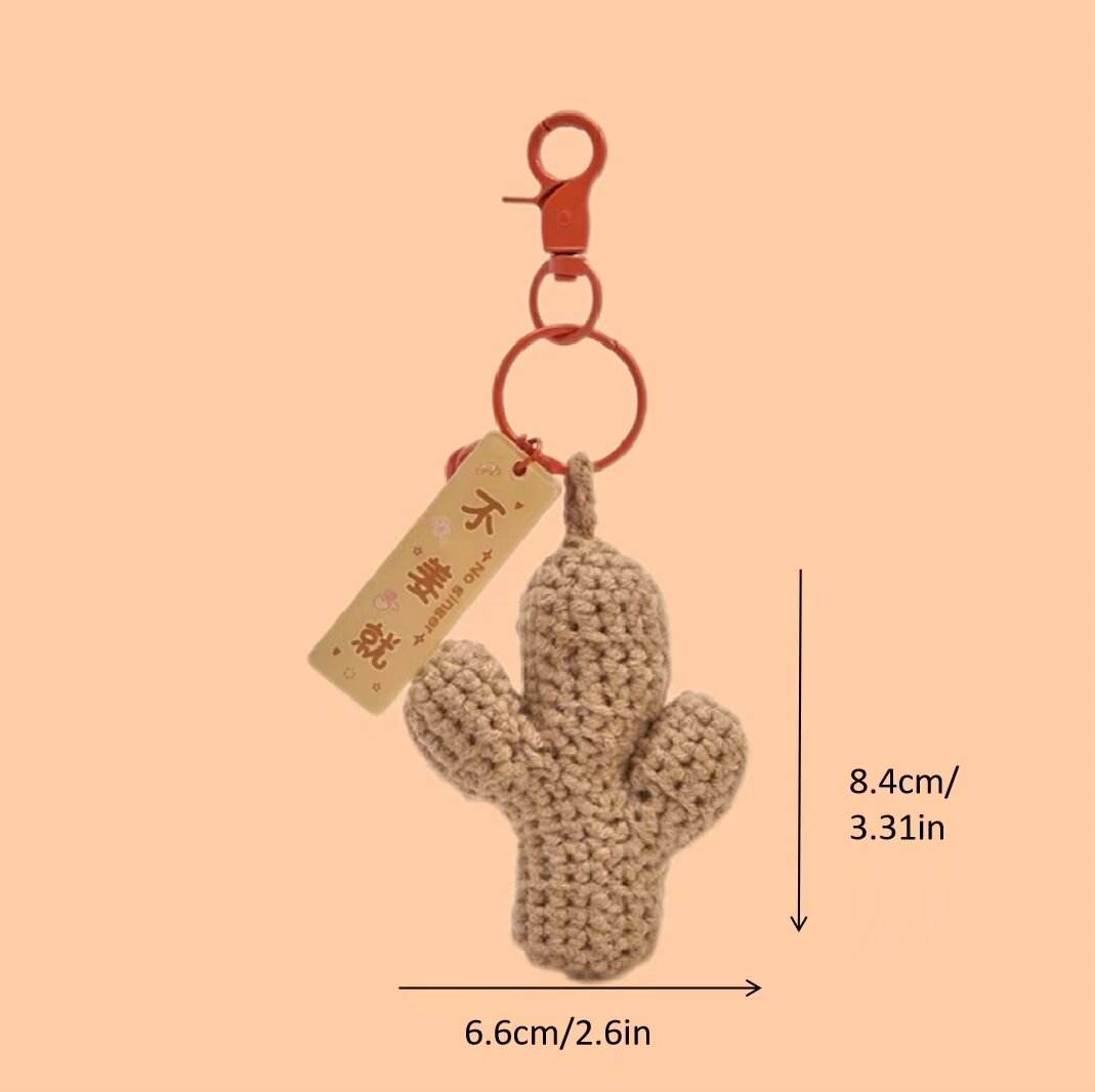 Ginger Garlic Crochet Pendant