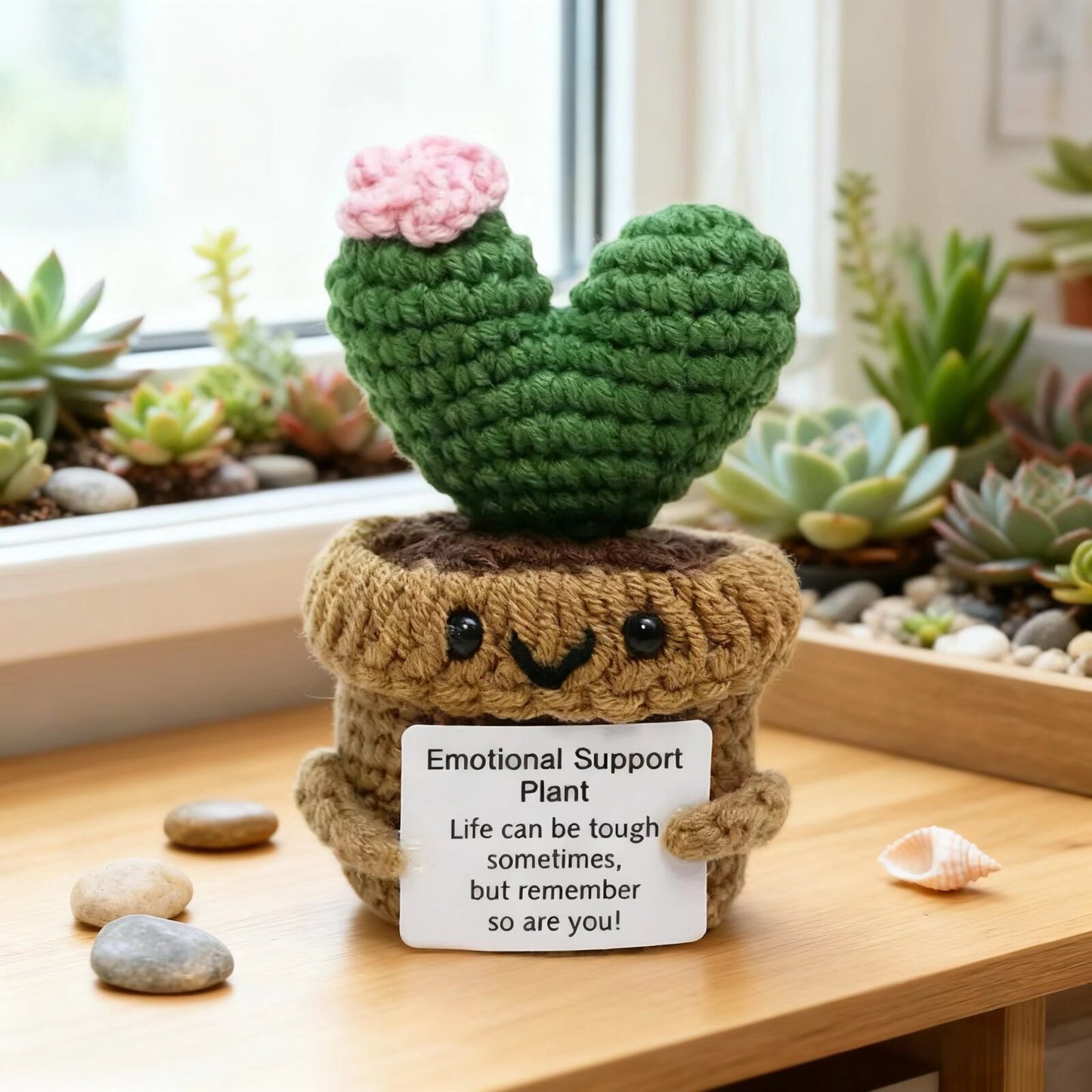 Crochet Emotional Support Plant Plush