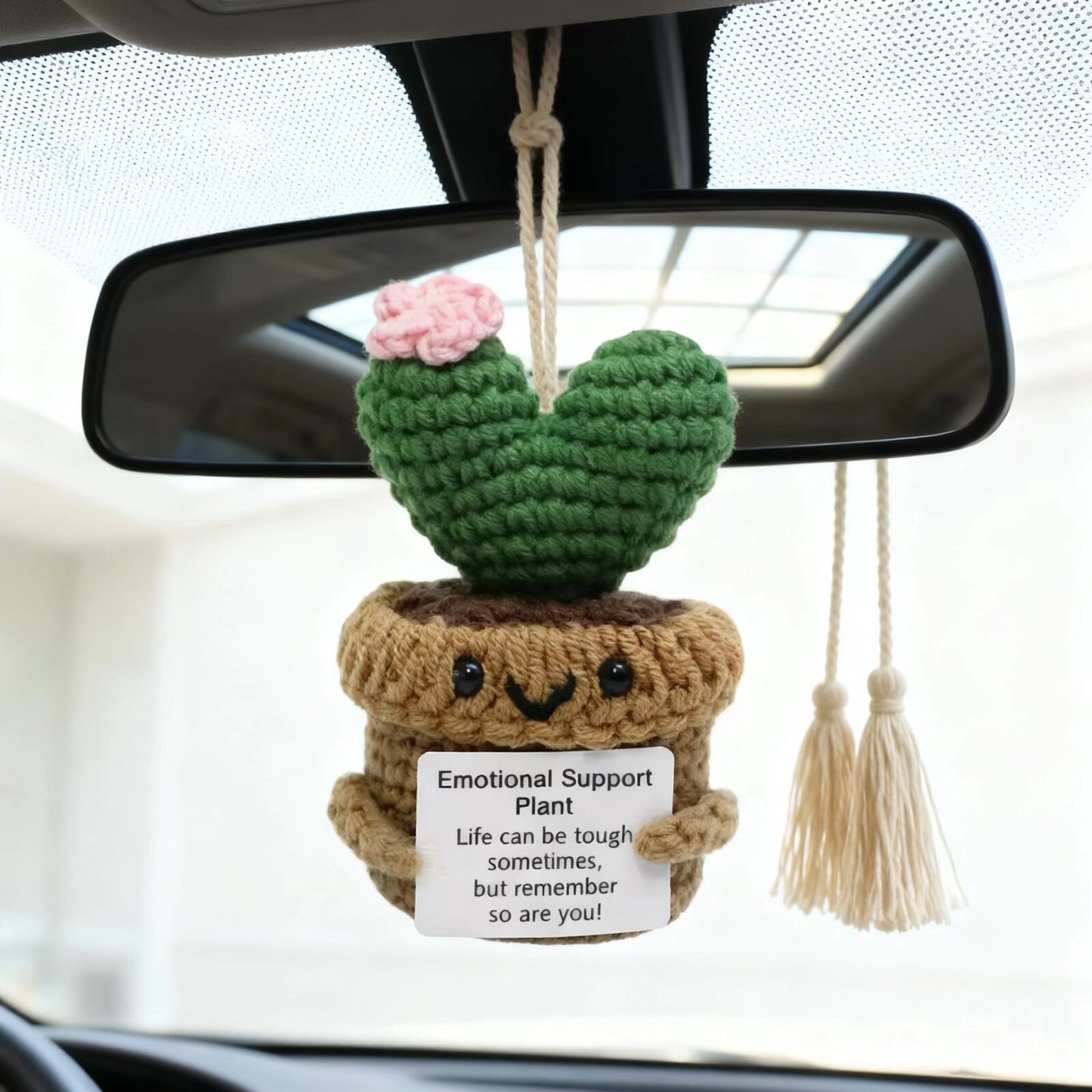 Crochet Emotional Support Plant Plush