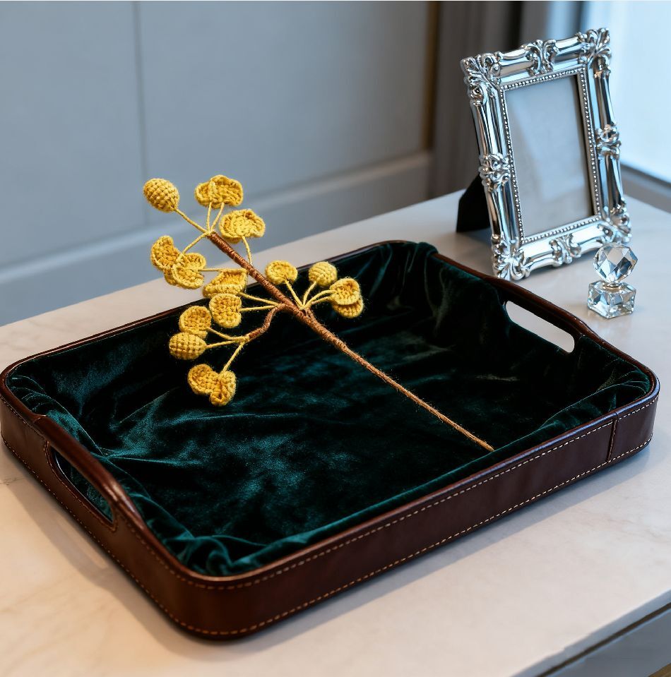 Crochet Golden Leaf Doll DIY Kit