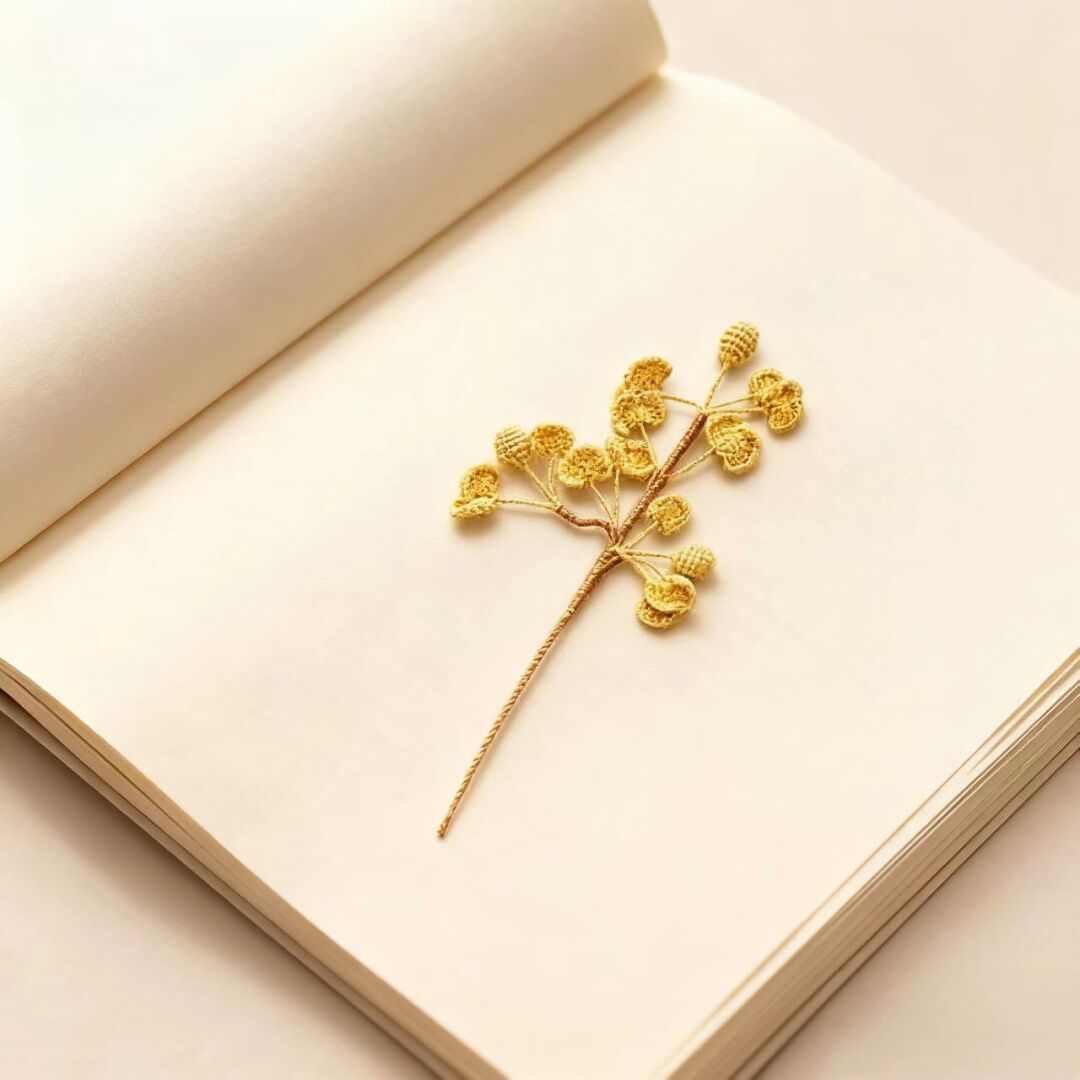 Crochet Golden Leaf Doll DIY Kit