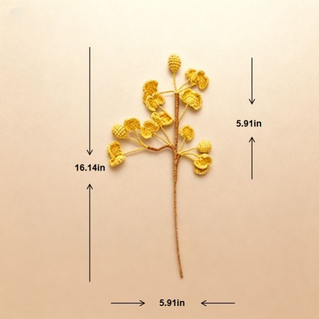 Crochet Golden Leaf Doll DIY Kit