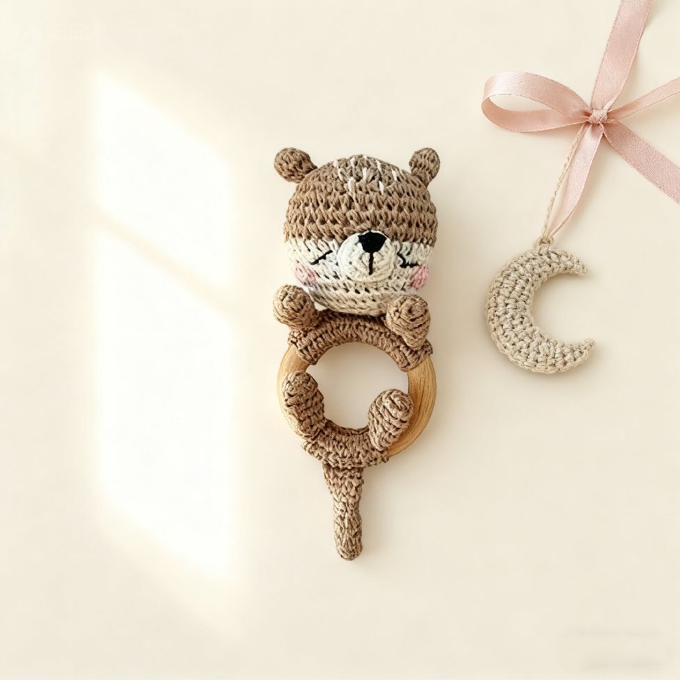 Crochet Otter Teething Ring DIY Kit