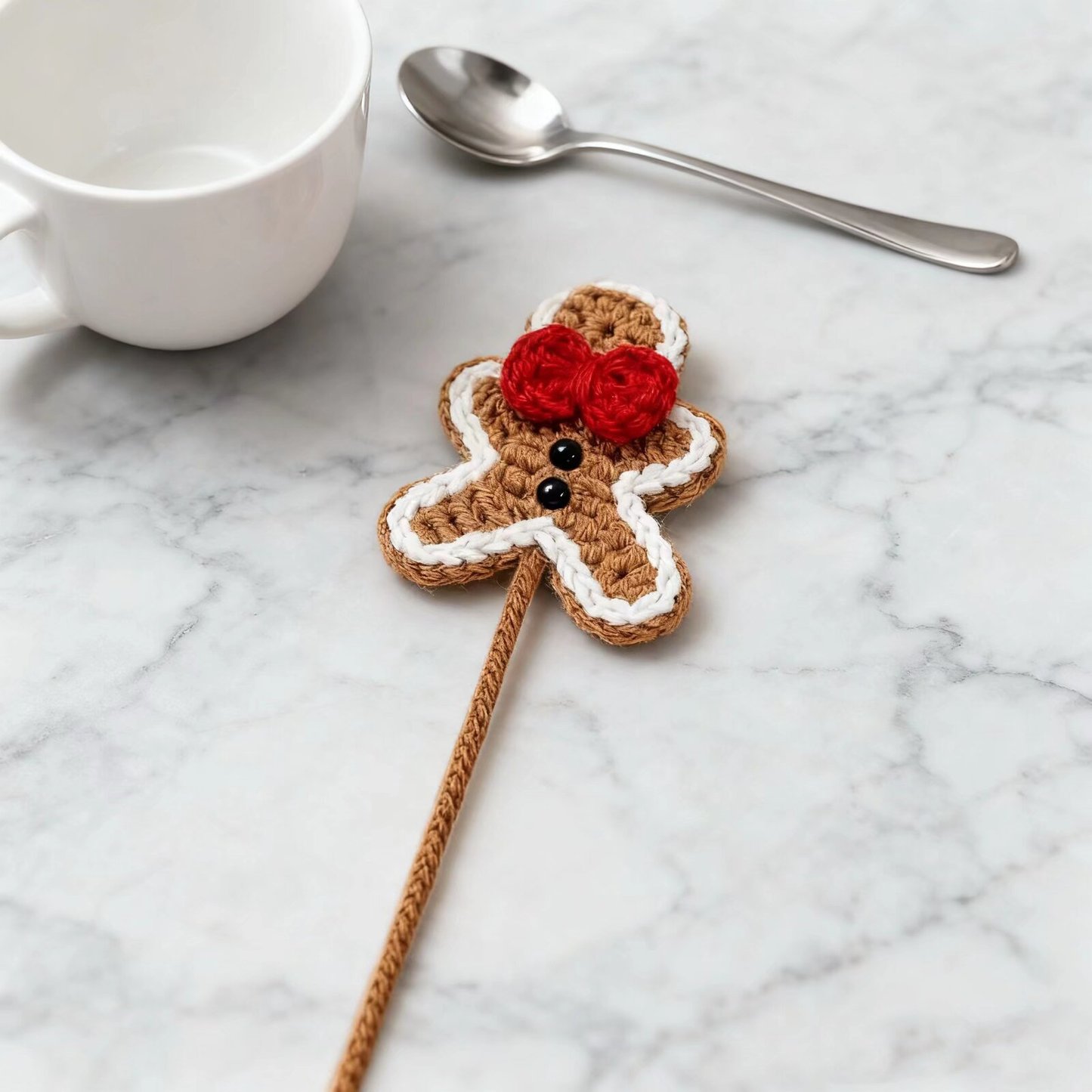 Crochet Biscuit Stick Plush Toy Handmade