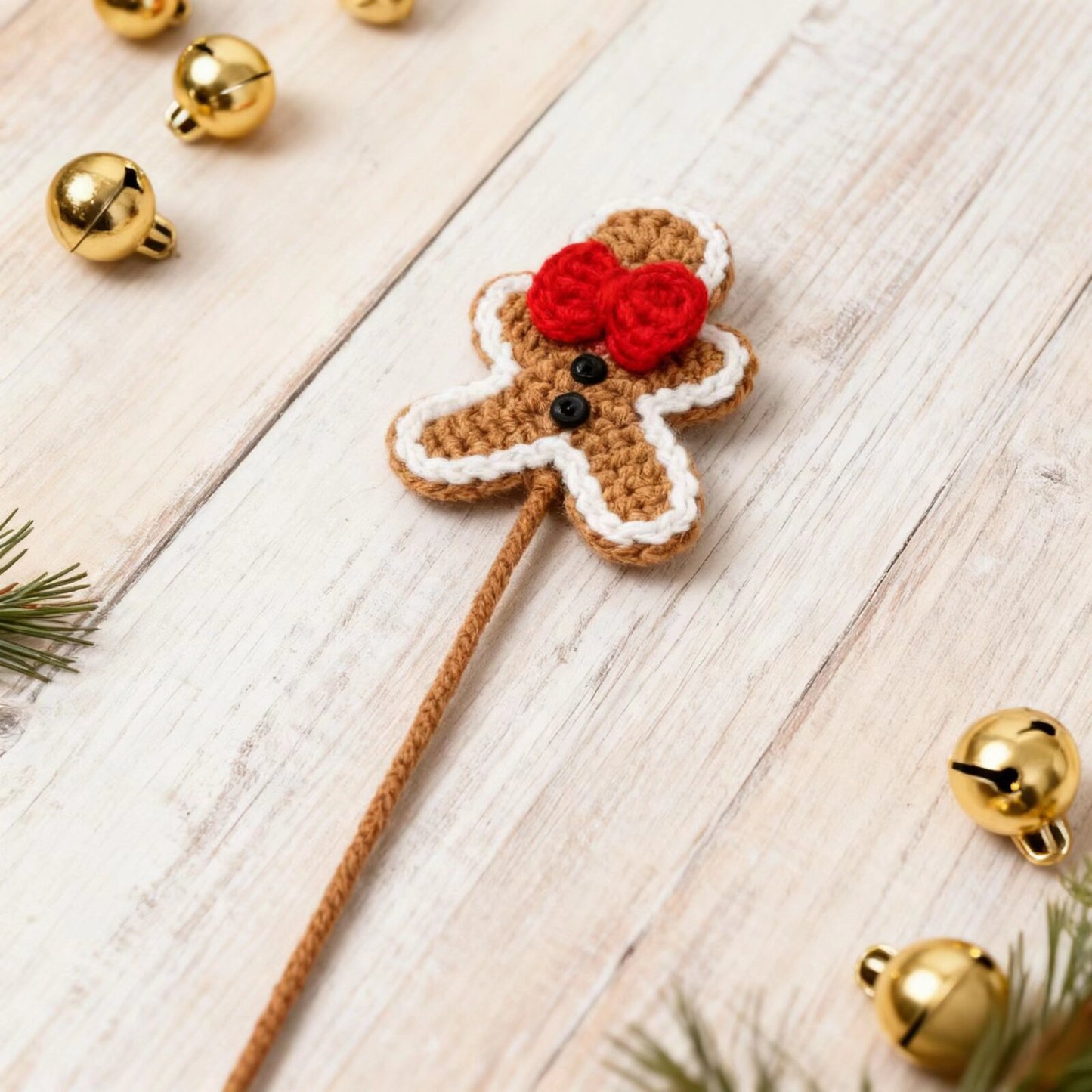 Crochet Biscuit Stick Plush Toy Handmade