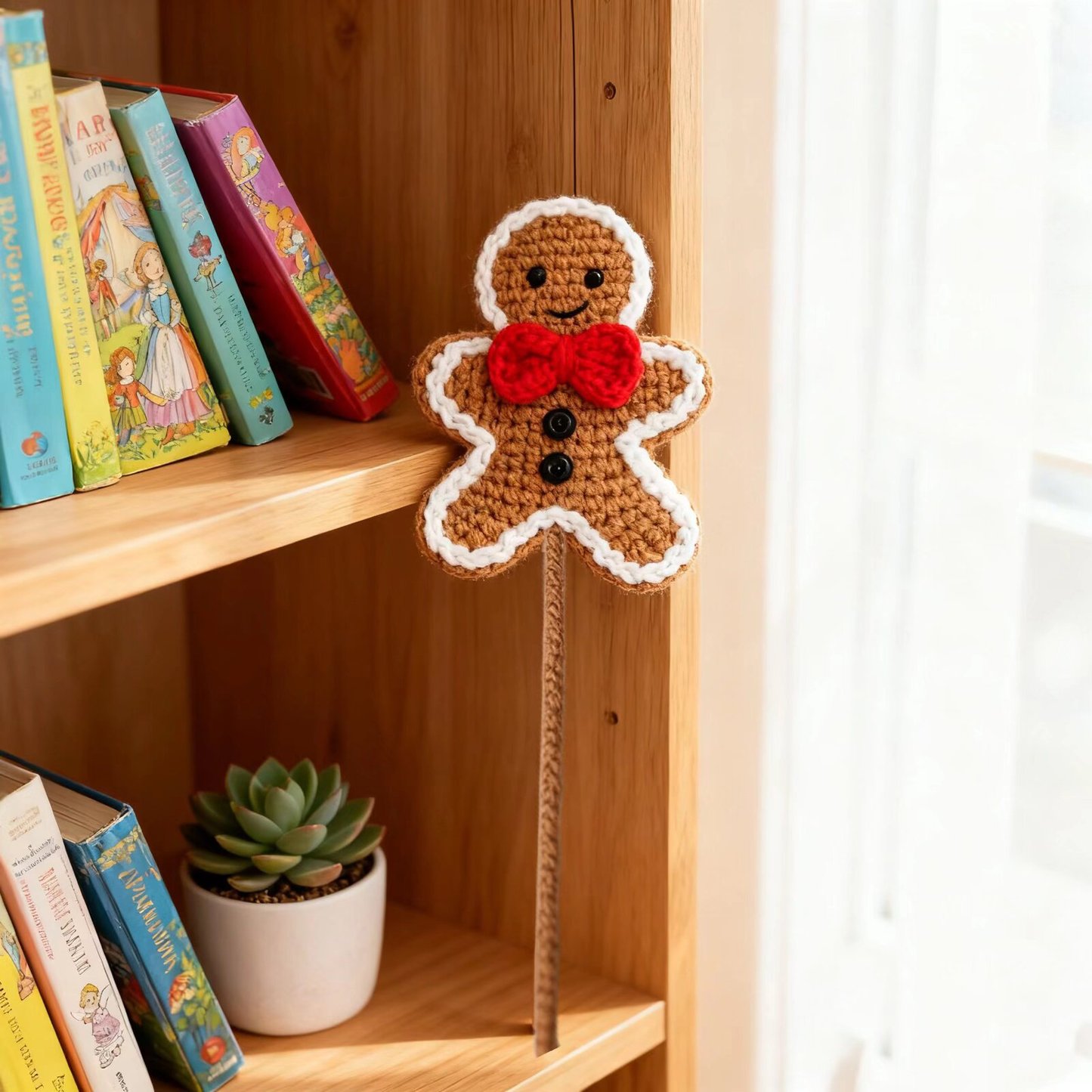 Crochet Biscuit Stick Plush Toy Handmade