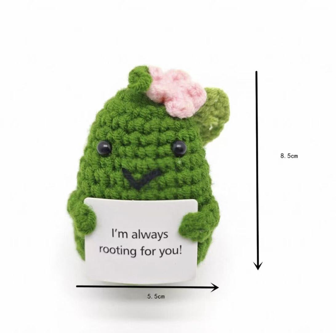 Crochet Cucumber Plush Decor